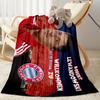 Polish Football Celebration Blanket Durable Comfort Suitable for Sofa Chair Livingroom for All Seasons Warmthful Decor Gift for Travel Home Birthdays