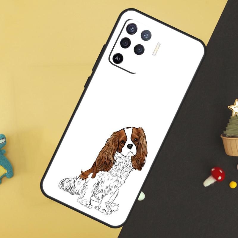 Cavalier King Charles Spaniel For OPPO A78 A98 A58 A54 A74 A94 A76 A96 A5 A9 A52 A72 A77 A79 A53S A57S A15 A16 A17 Case