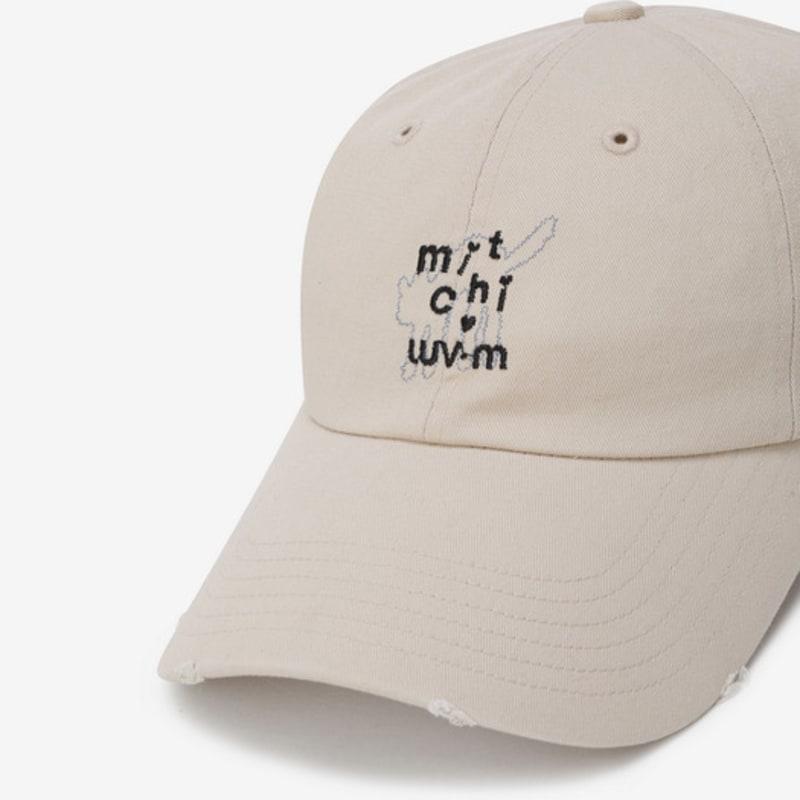 LUVM MITCHI COTTON BALL CAP 3_BEIGE