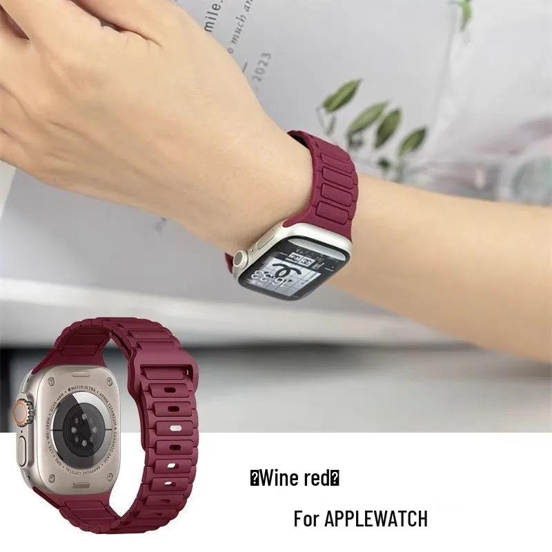 Schlanke Silikon-Sportarmbänder für Apple Watch S10/iWatch9