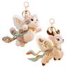 Cute Plush Toy Dunhuang Nine-Color Deer And Flying Cat Embroidered Stuffed Animal Keychain Aesthetic Bag Charm Decorative Cultural Gift