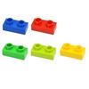Big Size Thin Building Block 1x2 Dots 5 Colors Assembly Accessories Enlighten Large Bricks Compatible Duploes Children Kids Toys