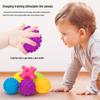 Soft Baby Grip & Touch Rubber Ball: Educational Tactile Toy for Water Play