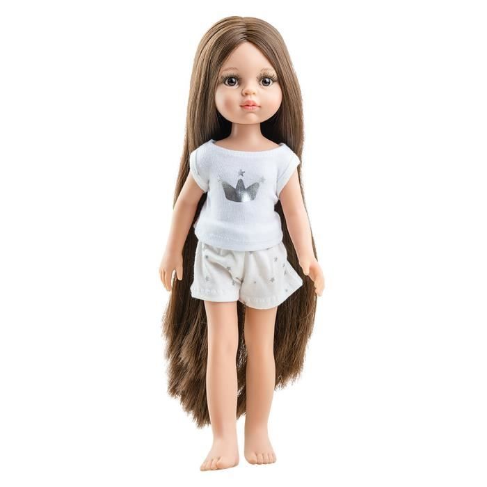 Sublime Market Connect Poupée Las Amigas 32 Cm Carol Pyjama - Paola Reina - 13213 - Multicolore - Beige - Enfant
