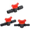 Shut-Off Valve Ball Valve Connector Plug PE Pipe PN4 Drip Hose 16 20 25 Mm Garden Watering Socket Through Valve