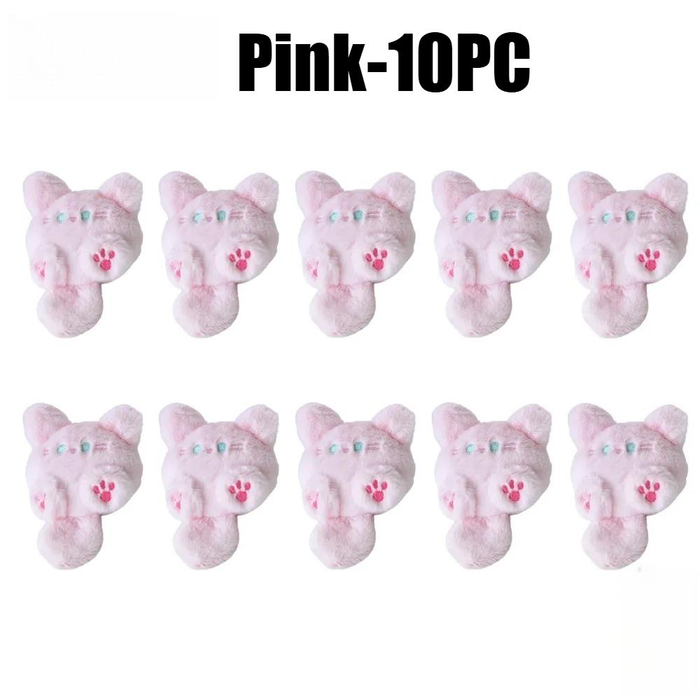 1-20PCS Fashion Long Tail Cat Tail Keychain Filling Cat Bag Decoration Keychain Cat Cute Christmas Birthday Gifts Keyring