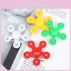 Plastic Fivestar Finger Spinner Gyroscope With Spiral Bearings For Stress Relief And Focus