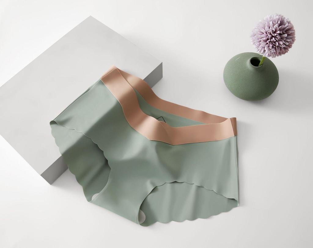 Bezszwowe majtki z lodowego jedwabiu Kobiety Wygodna bielizna Damskie Majtki z niskim stanem Plus Size Majtki ciążowe Seksowna bielizna