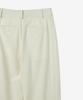WOERA Wide Leg Cotton Pants - Off-White / N1029Offwhite