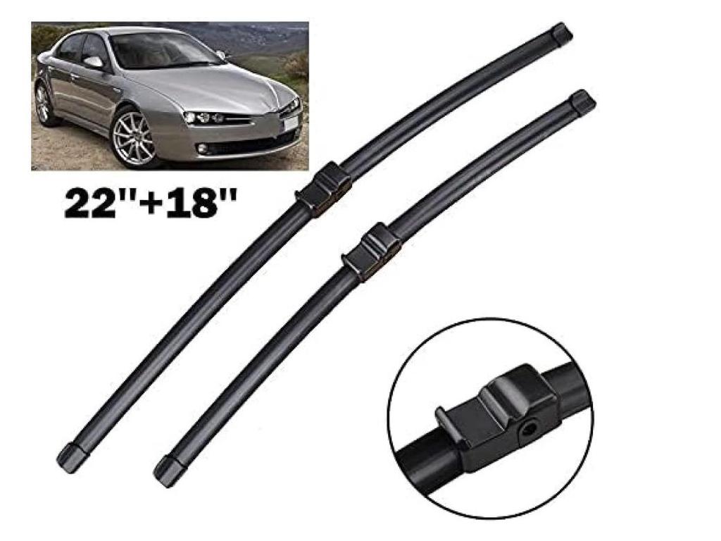 Compatible Windshield Wiper Blades for Alfa Romeo 159 (2005-2011)