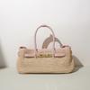 Spring and Summer New Simple and Fashionable Shoulder Bag Casual Straw Handbag Commuting Large Capacity Seaside Vacation Woven Bag