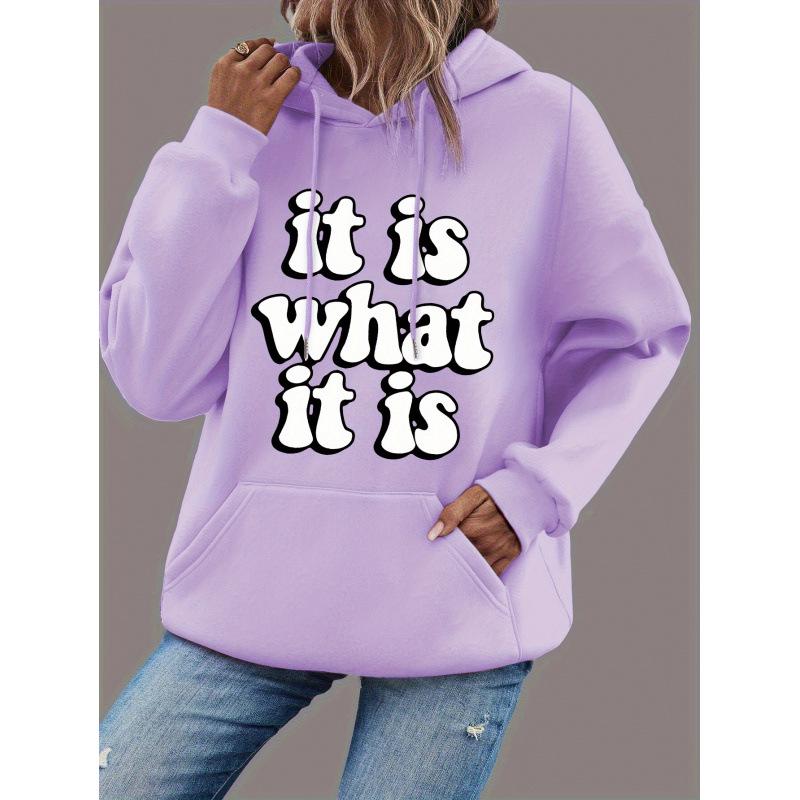 2025 Casual Loose Fit 'What is this Letter?' Print Top