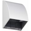 Panasonic Smart Rainproof Retractable Cover for Exposed and Recessed Use White Silver WP9631S