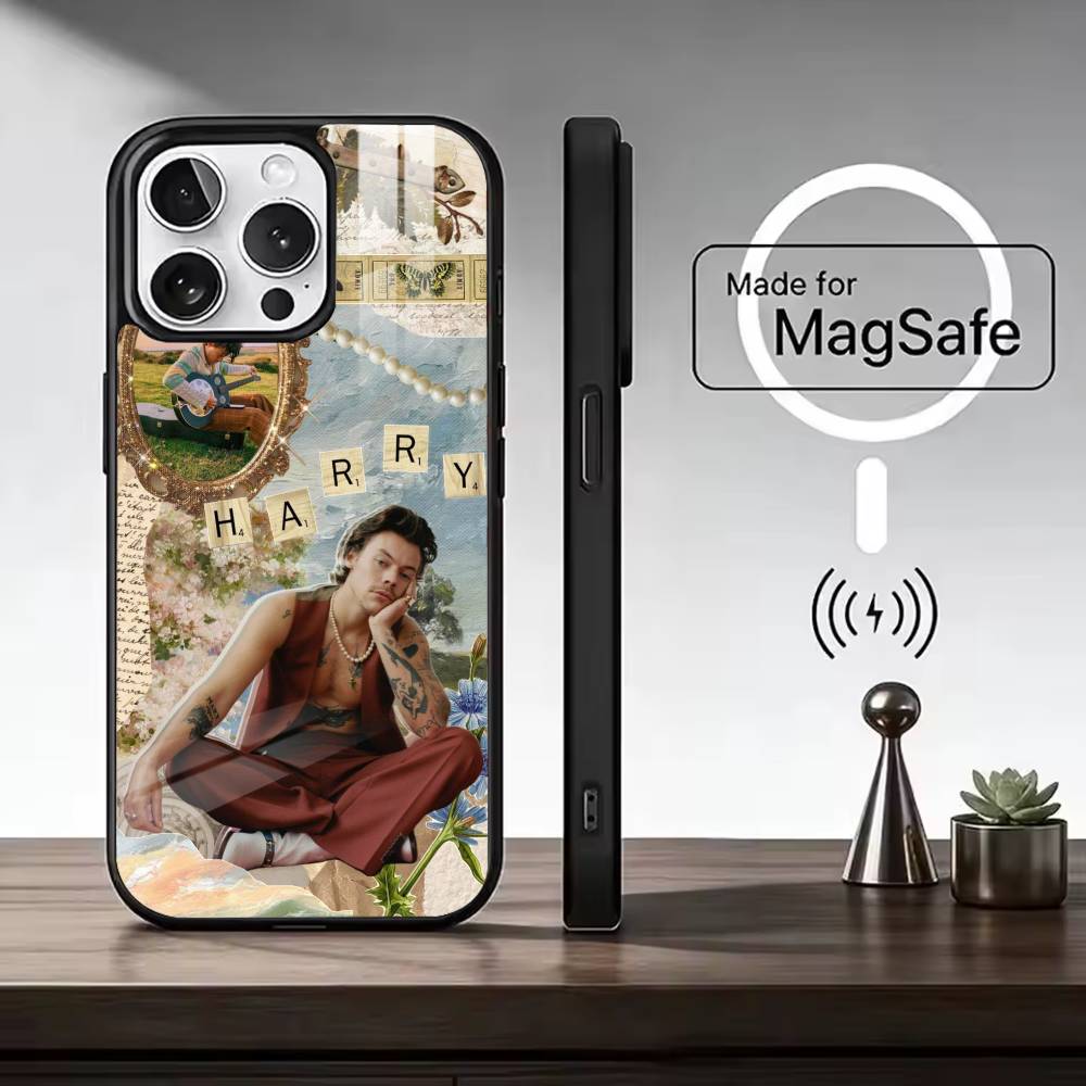 H-HaRRy Music S-Styles Für Magsafe Handyhülle für iPhone 17 16 15 14 13 12 11 Serie Kabelloses Laden