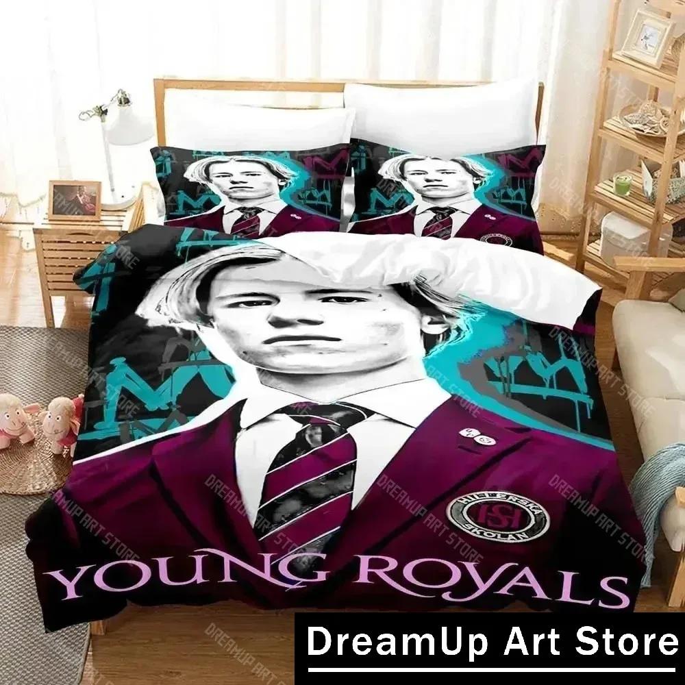 3D Print Young Royals Bedding Set Duvet Cover Bed Set Quilt Cover Pillowcase Comforter King Queen Size Boys Adult Bedding Set