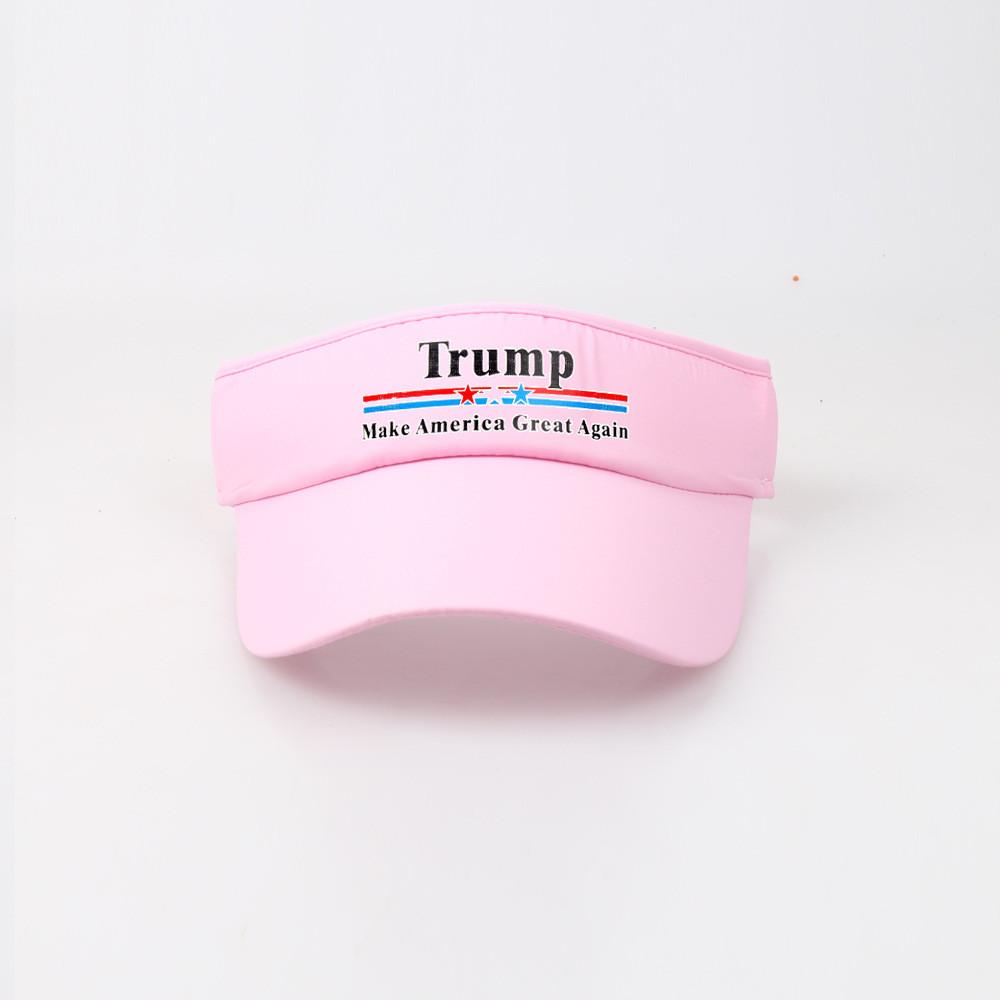 

Сделай Америку снова великой Регулируемая хлопковая бейсболка от солнца с козырьком Pink