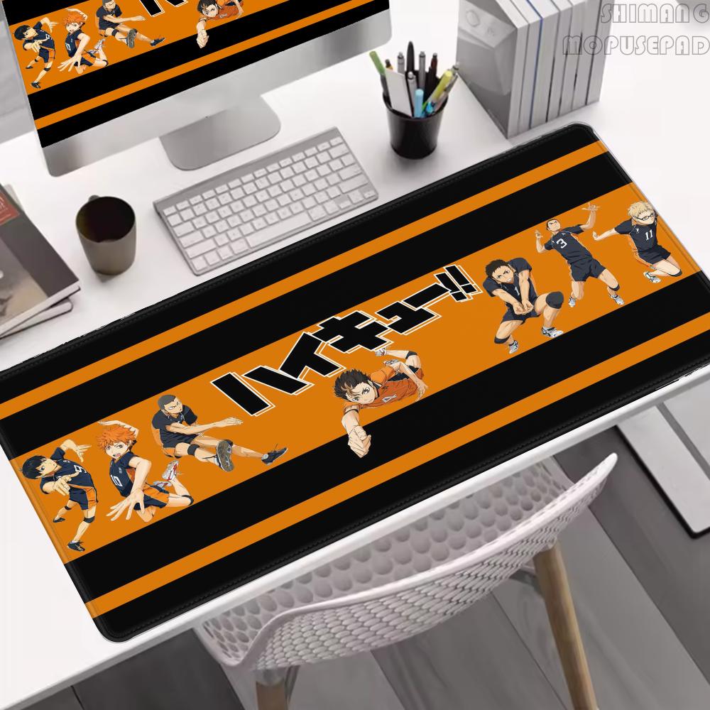 Mouse Pad Anime HD Haikyuu Large Rubber Rugs PC Game Table Mat Laptop Desk Pad XL Nonslip Computer Keyboard Office Desktop Mats