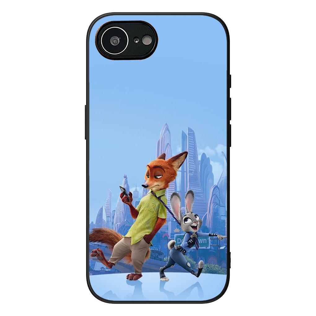 

Чохол для телефону Apple iPhone 17 16 14 15 Pro Max Plus 15+ 16E XR ProMax Air 16+ Чохол Zootopia Джуді Нік Гаріс Зверополіс 2 iPhone 15 Pro Max