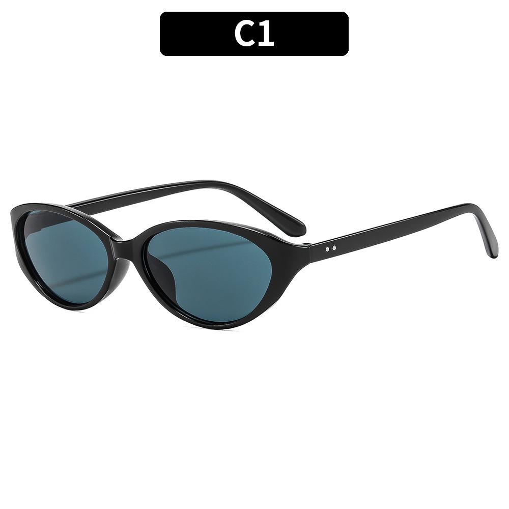 Women s sunglasses - unisex retro oval cat-eye sunglasses