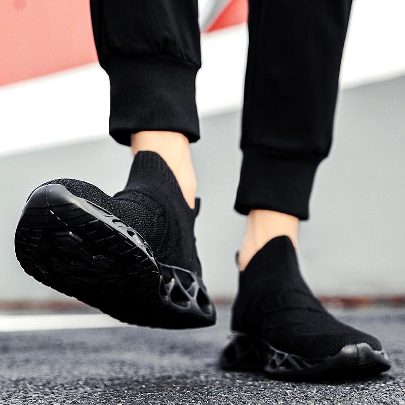 2024 Casual Style Breathable Versatile Comfortable Men Sneakers for Men Trendy Mesh Sports Shoe Male Slip on Orange Men's Shoes