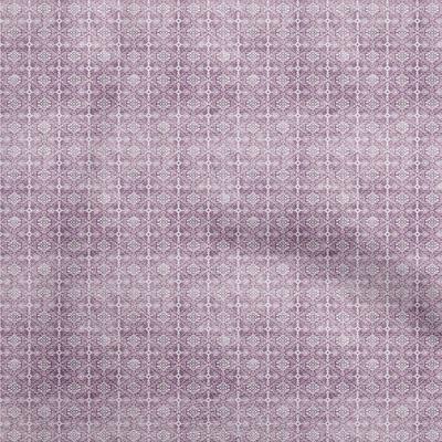 Tissu en coton flexible mauve pour robe kilim asiatique, tissu imprimé au mètre, 40 pouces