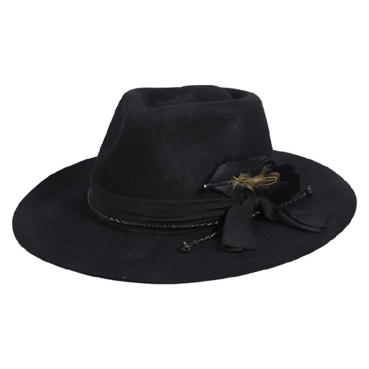 

Wool Fedoras Hat Soft Comfortable Cosplay Headwear Hat For Everyday UseSocial Event Gathering Costume Accessories Hat