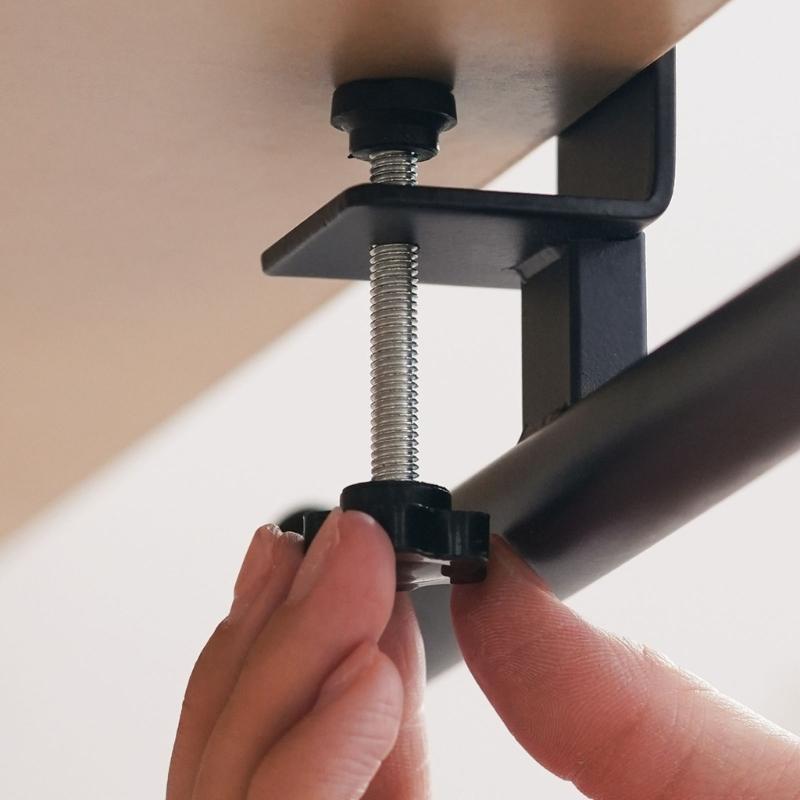 Space Saving Desk Side Hook For Backpacks Carbon Steel Construction Easy Installation Bag Hanger Classroom Accessory