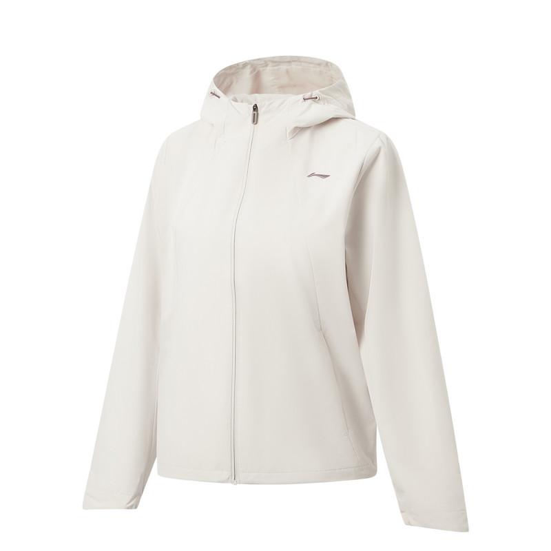

Li-Ning Lightweight Long Sleeve Hooded Running Windbreaker Women outerwear Stalactite-Gray AFDW104-10 2XL
