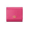 Double G Multi-card Slot Snap Closure Leather Wallet Wallet Women's Purple