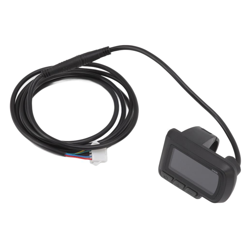 LCD EN06 Elektrisk Display Elektrisk Sykkel Smart Flytende Krystall Måler Vanntett Kobling