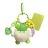 Adorable Plush Keychain DIY Cartoon Character Bag Charm for Backpack Keys