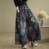 Vintage Style Flowers Print Wide Leg Jeans Female Summer Casual Streetwear Loose Denim Pant Women Fashion Pocket Woman Pants 2026