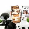 Cute Dachshund Cartoon Phone Case For Samsung Galaxy A73,A72,A71,A70,A53,A52,A51,Others Soft Black Cover