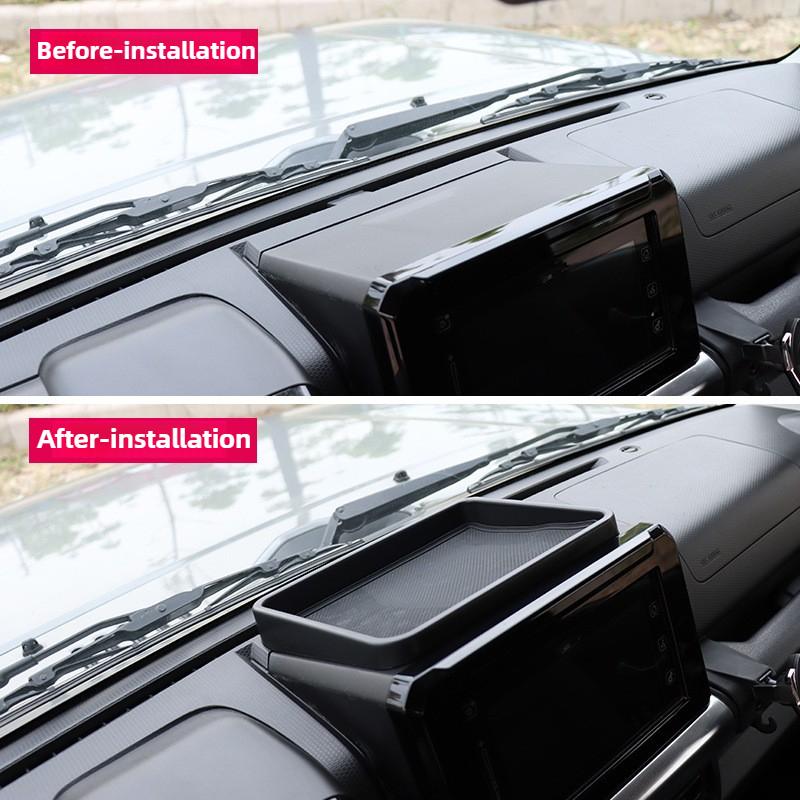 For Suzuki Jimny 2019 2020 2025 2025 2025 Car Center Console Storage Box Organizer Tray With Mat Pad Interior Accessories