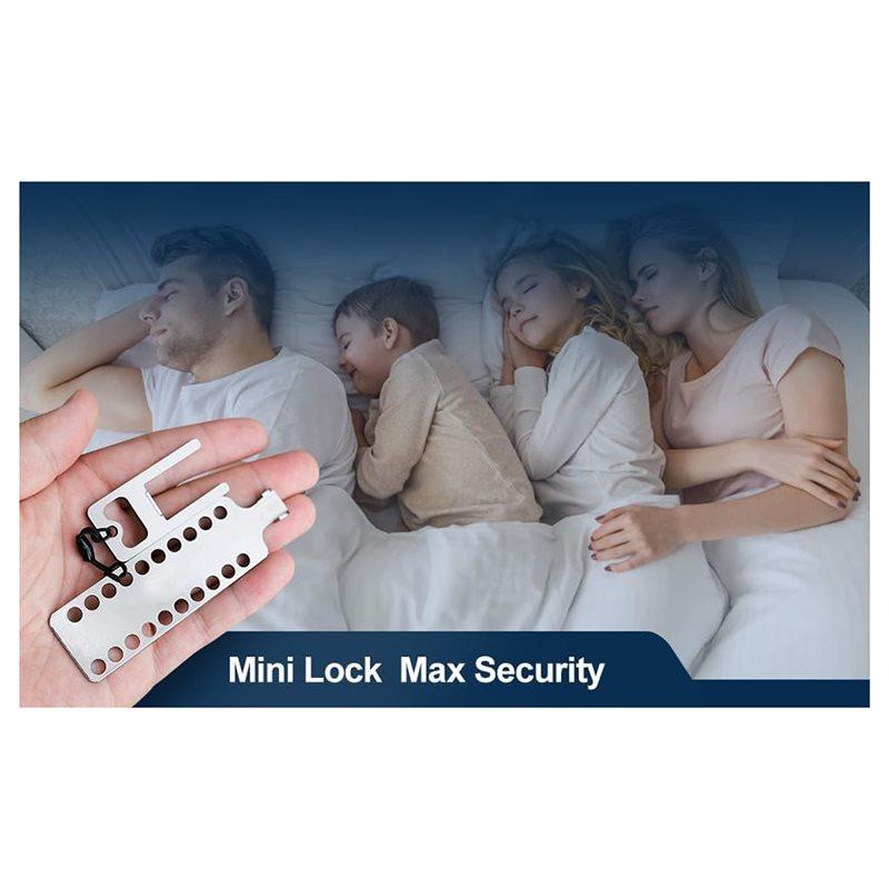 ABWR-For Inside Magnetic Door Jammer Portable Door Lock Stainless Steel For Travel Hotel Safety Locks