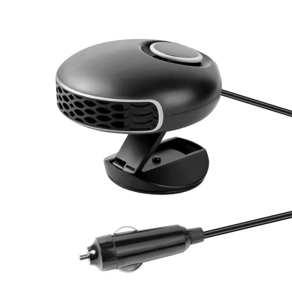 12V/24V Car Heater 360° Rotation Defrosting Device Rapid Heating Window Windshield Defogging  Truck 24V чёрный