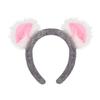 Koala Costume Accessories Set Koala Ears Headband Tail Bowtie Animal Koala Costume for Kids Adults