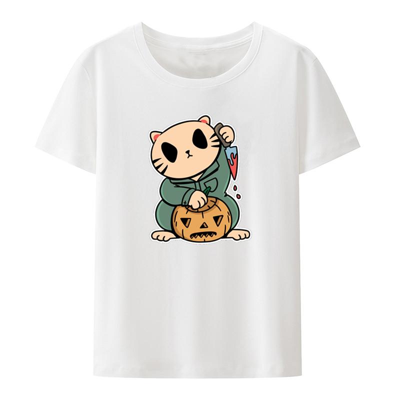 Happy Halloween T Shirt Gift Graphic Tshirts Halloween Festivals Print Tee Tops Tshirt Unisex Pattern Leisure Breathable Tees