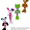 1pc Pet Plush Rope Braided Toy, Cute Animal Shaped Frog Panda Bear Rabbit Design, Chew Toy For Dog Training And Interaction