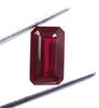 12.25 Carat Exclusive Emerald Shape Certified Burma Transparent Red Ruby Gemstone SN16