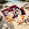 Custom Name Personalized Betty Boop Print Beach Towel, for Trip Camping Beach Party Home Decor, Birthday Gift for Family & Friends