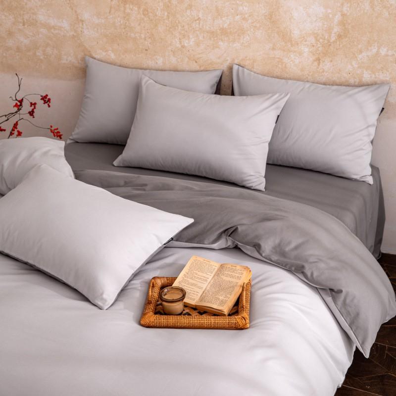 Cotton Brushed Solid Color Patchwork Thick Bedding Set Simple Style Sheet Duvet Cover Pillowcase Dorm