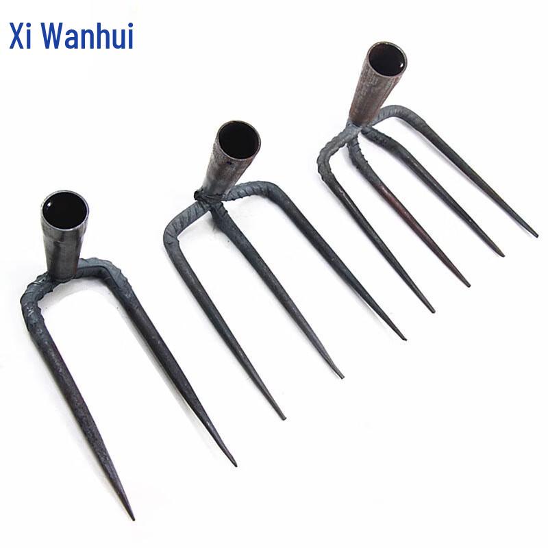 Long-Handle Agricultural Steel Rake