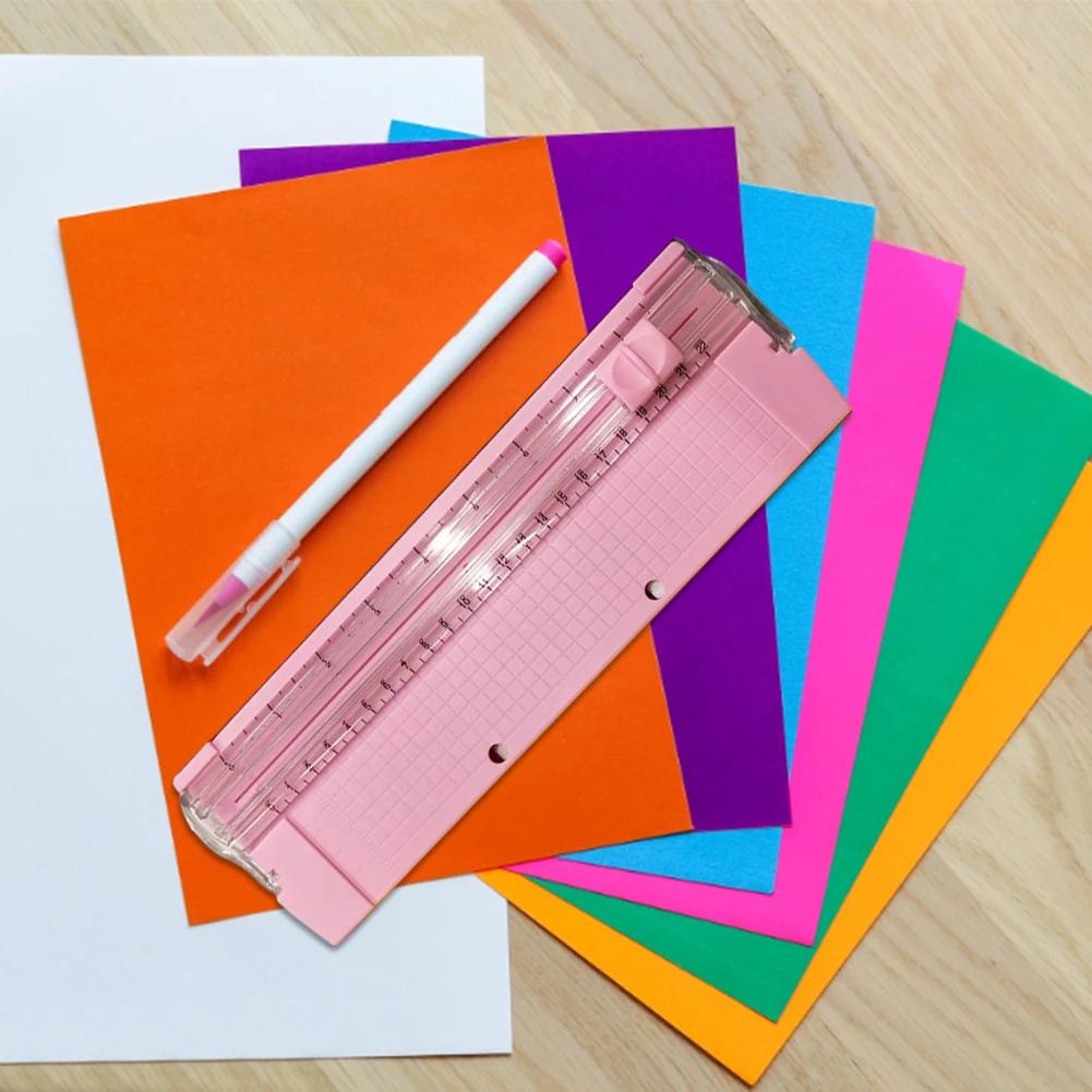 A5 Paper Cutting Machine DIY Supplies Portable Photo Paper Cutter Replacement Blades Safety Accessories for Office Home School