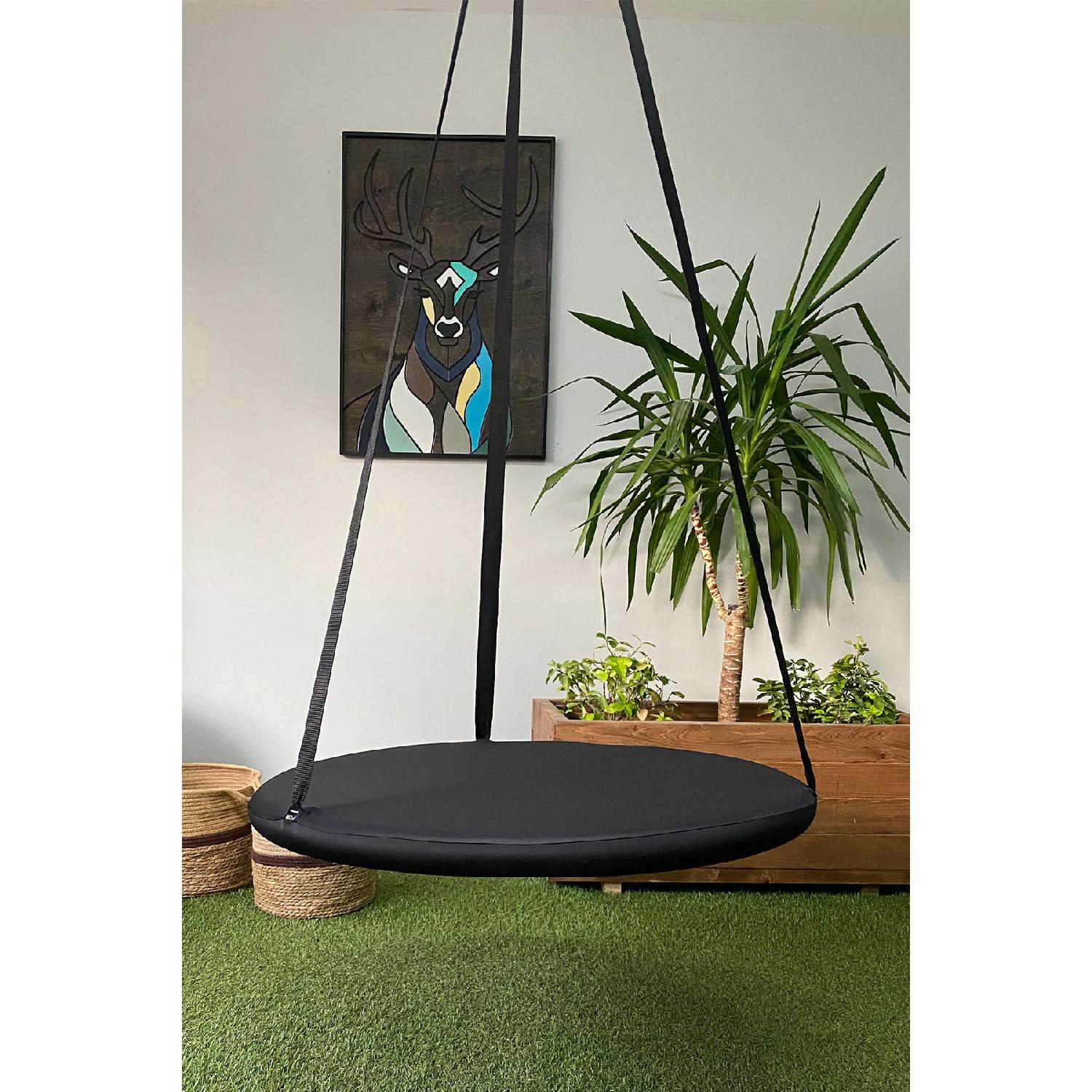 Columpio Infantil Exterior Columpio De Nido De Pu00e1jaro Redondo