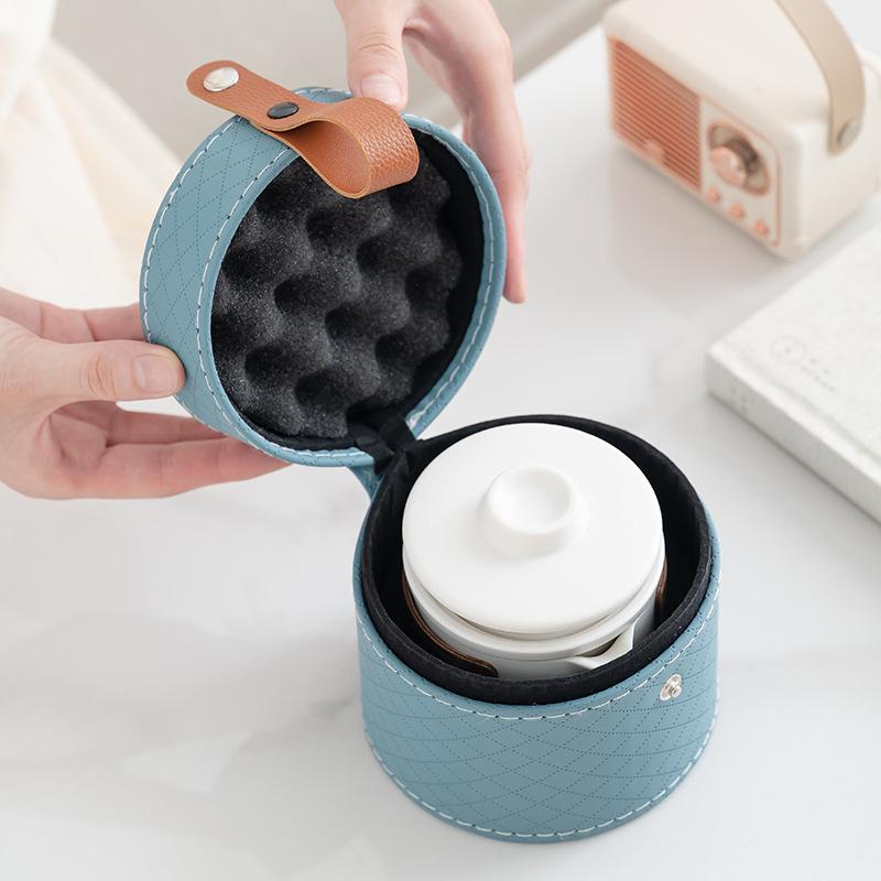 Portable travel tea set camping outdoor teapot Kung Fu tea Kuaike cup with business gifts