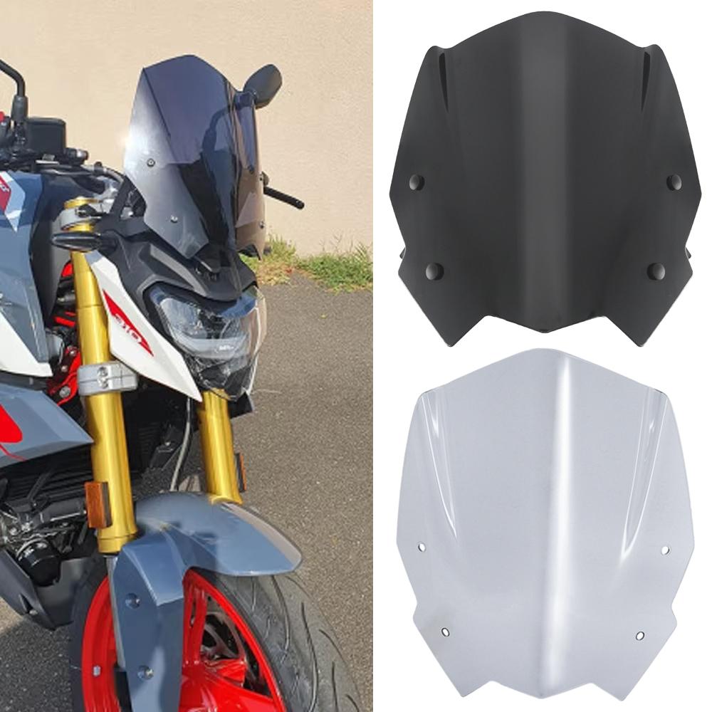 For BMW G310R 2017-2024 Windshield Motorcycle Windscreen G 310R Wind Defense 310R Accessories With Mounting Bracket Deflector