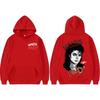 Michael Jackson King of Pop Bad Era Hoodies  Clothing Fashion Classic Sweatshirts Hip Hop Fleece Casual Oversized Pullovers