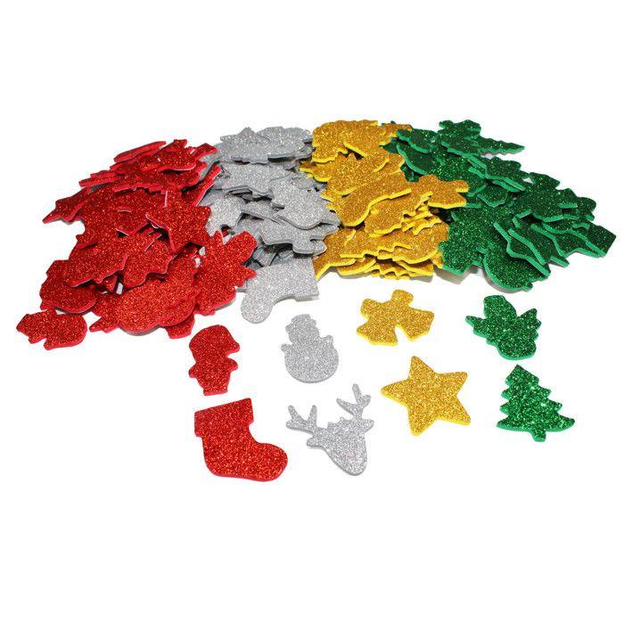 Gommettes autocollante en mousse Noël