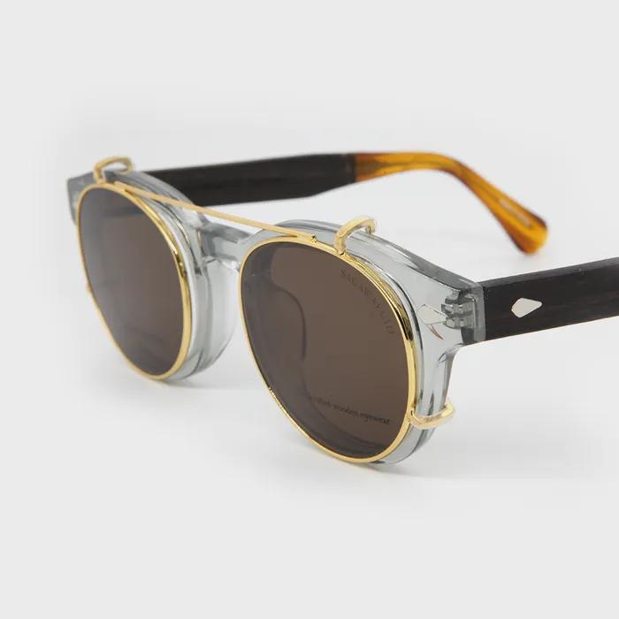 Zenn t03 & Clip-on (gold brown, silver gray)